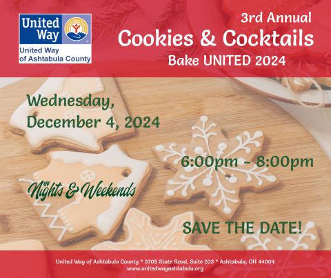 2024 Cookies and Cocktails Save the Date